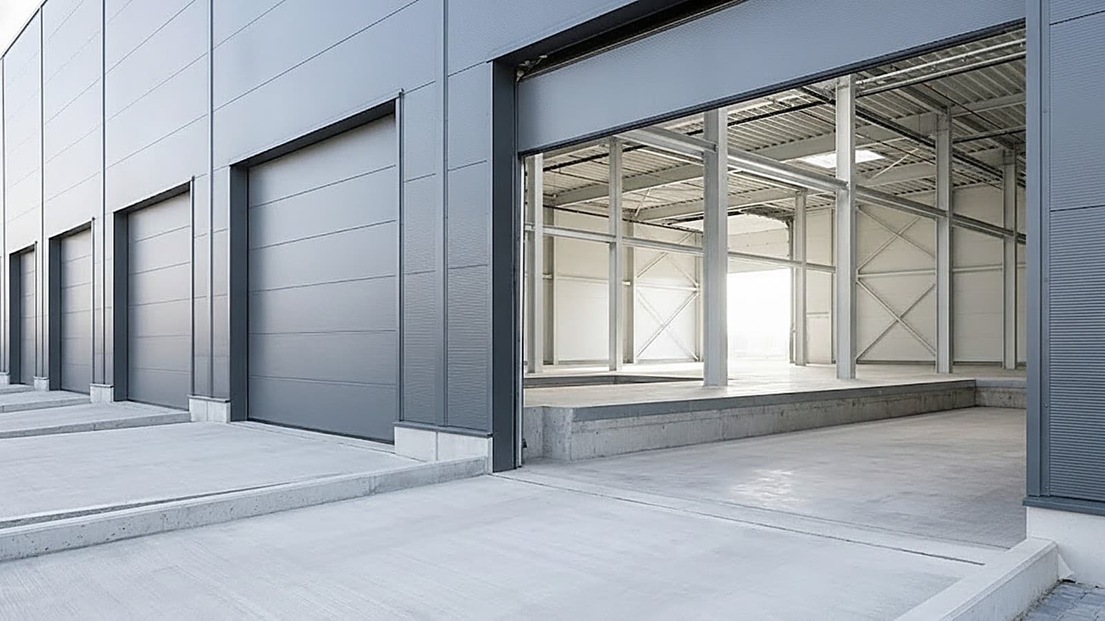 The loading bays