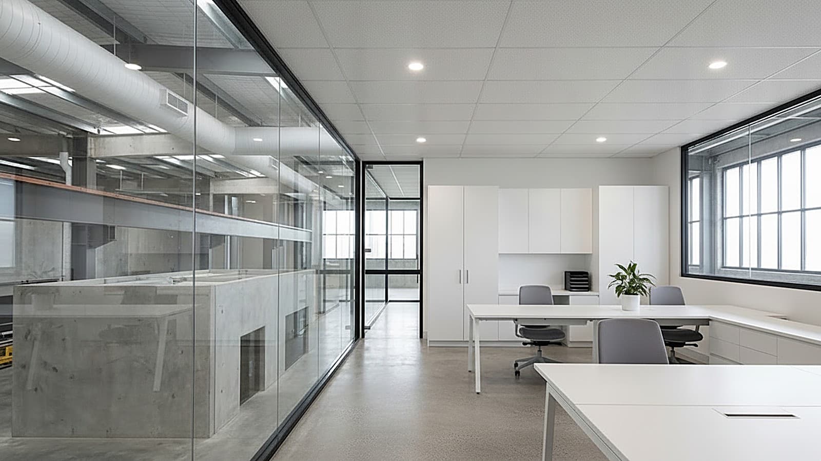 The site offices
