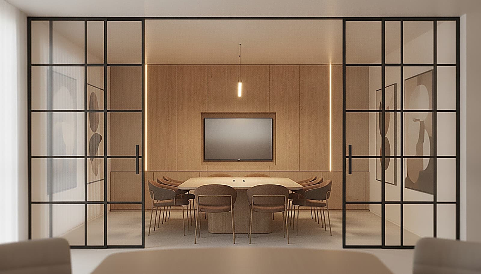 The meeting room