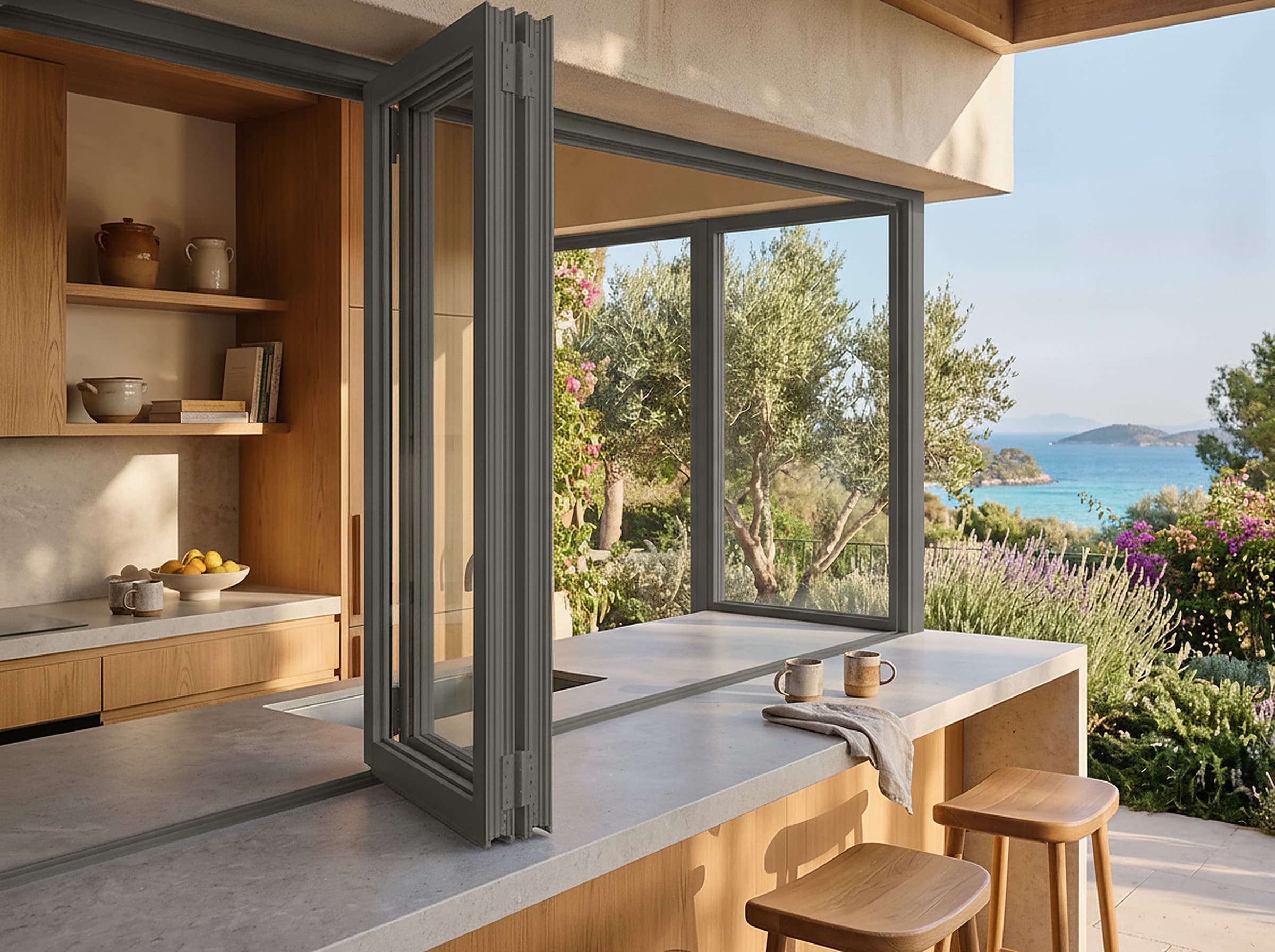 Bi-fold Window