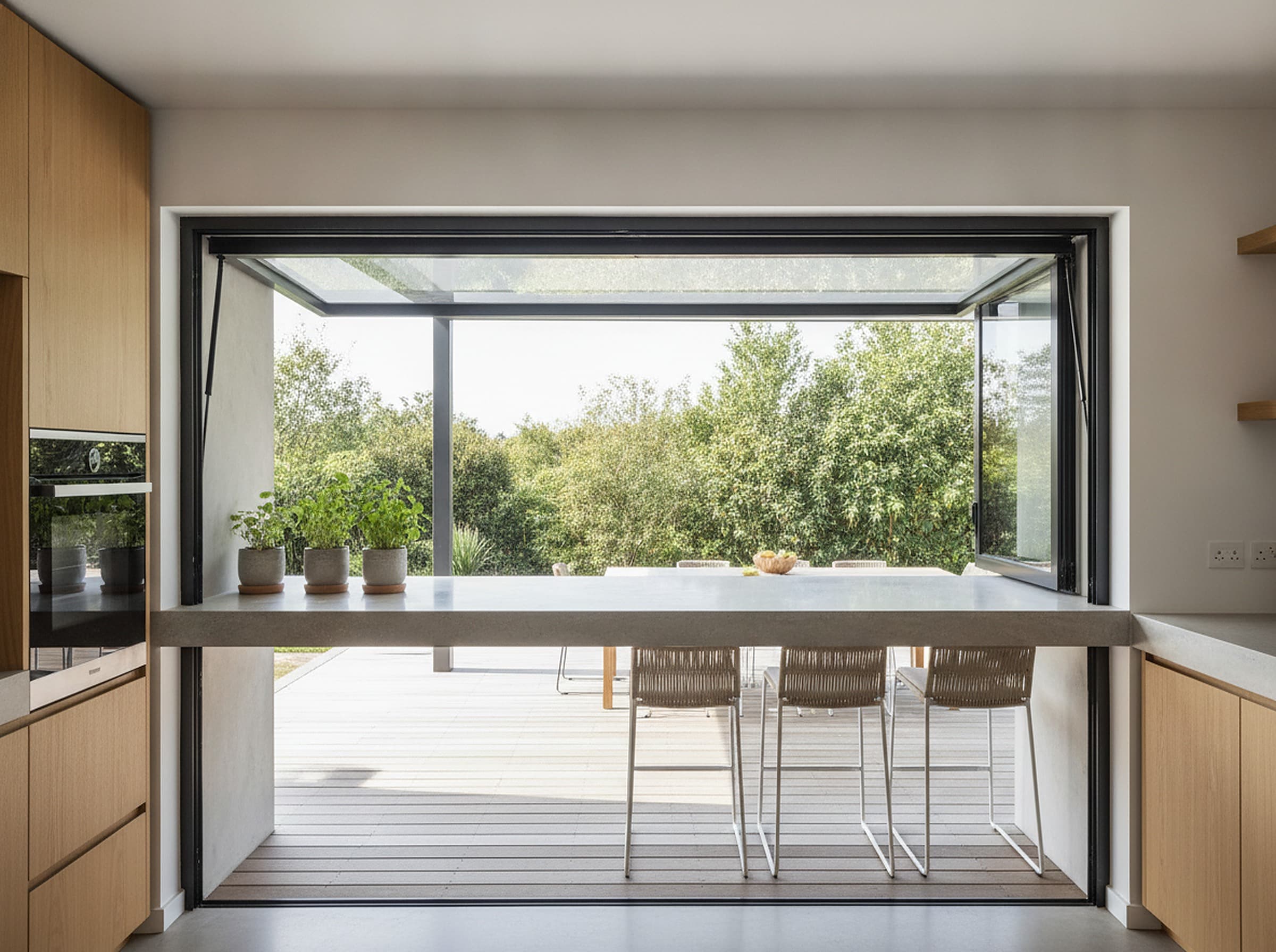 Pass-Through Servery Window