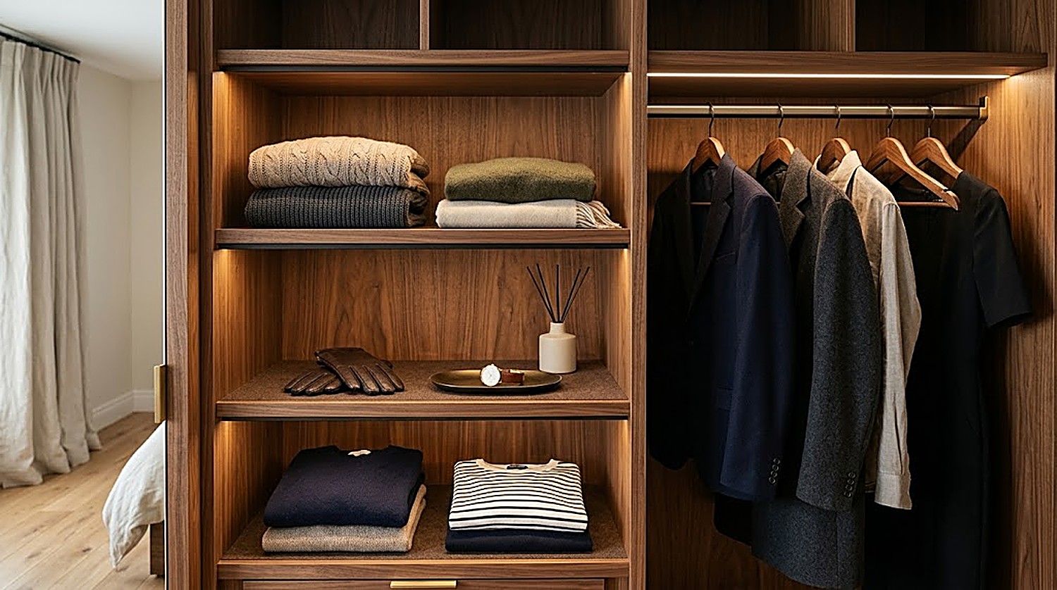 Warm wood, soft light