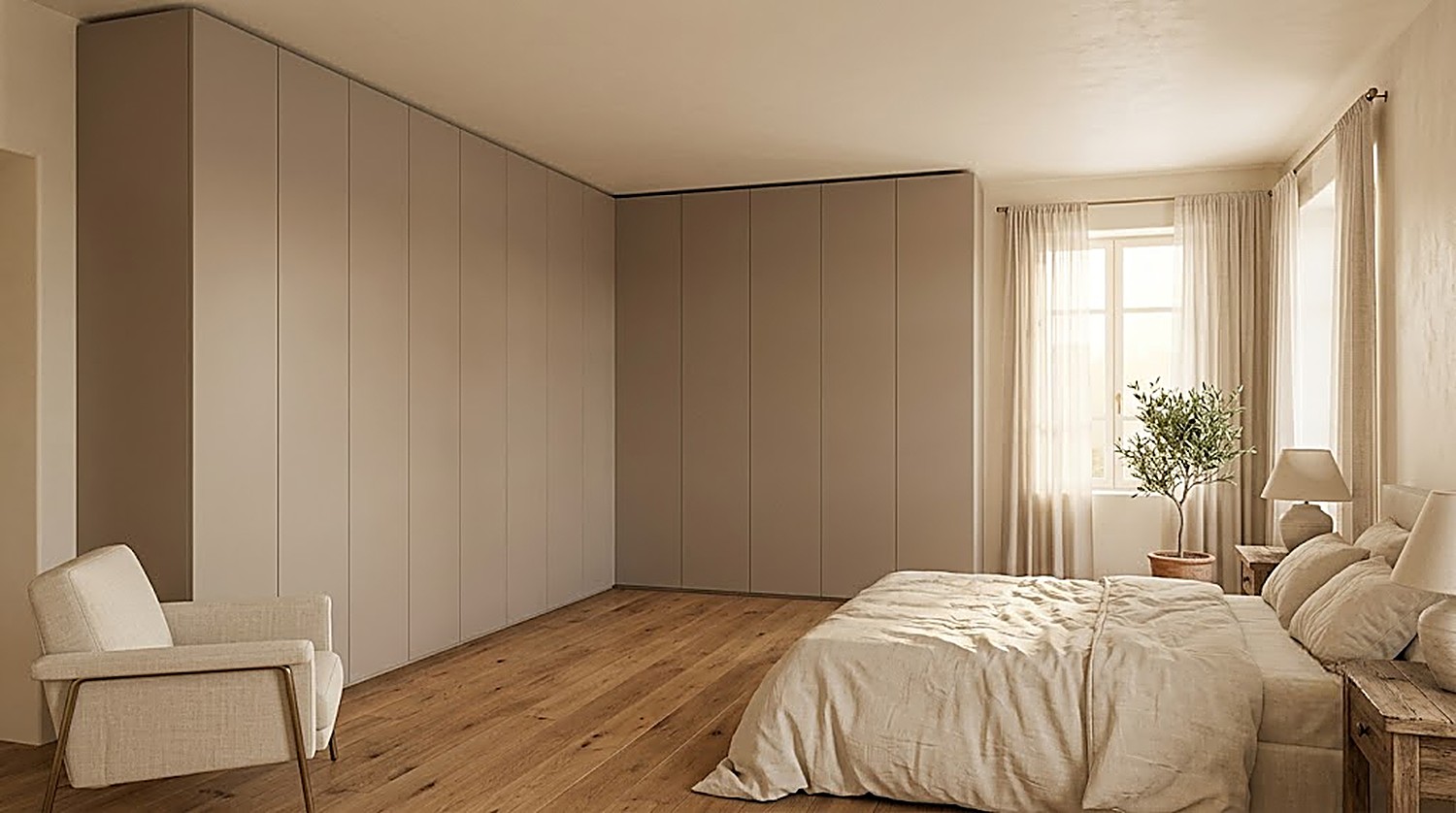 A seamless wall of storage