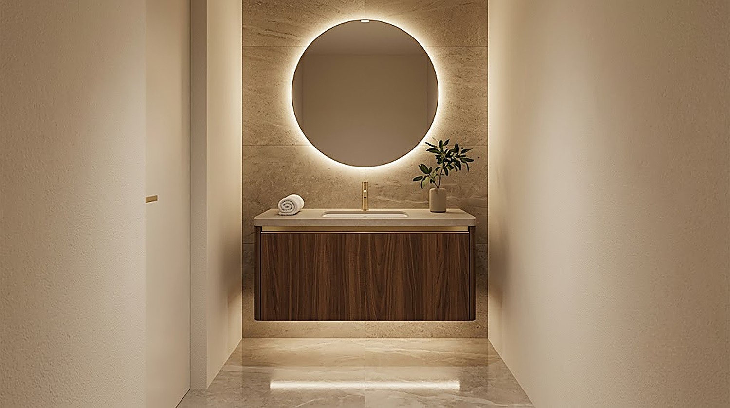 Spa calm in a small space