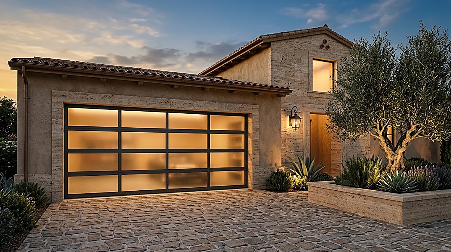 A façade that glows
