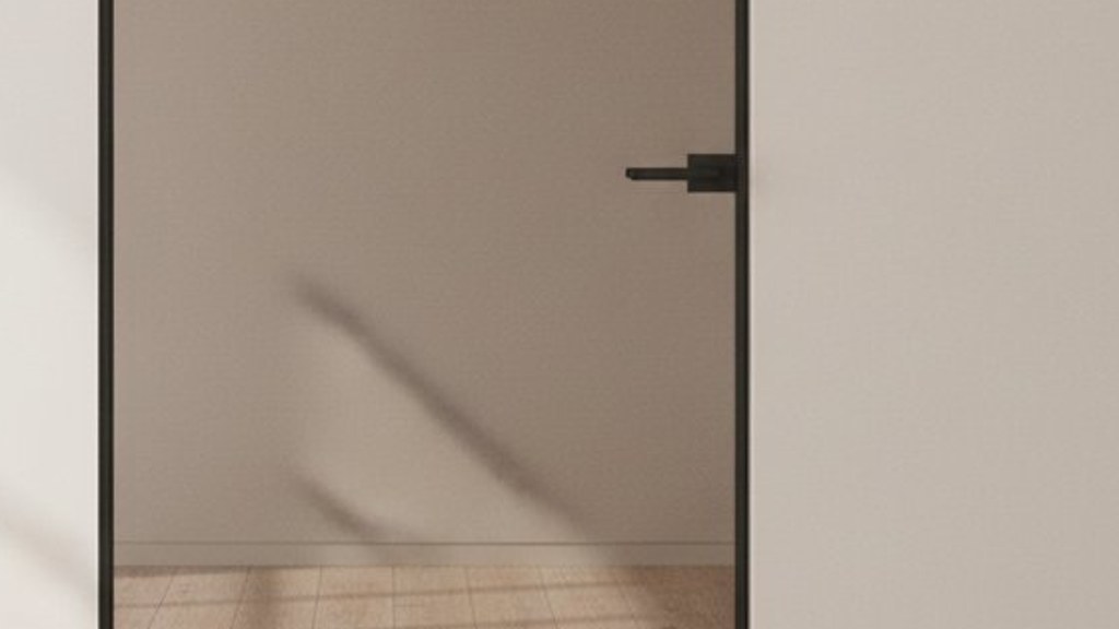 A slim black frame