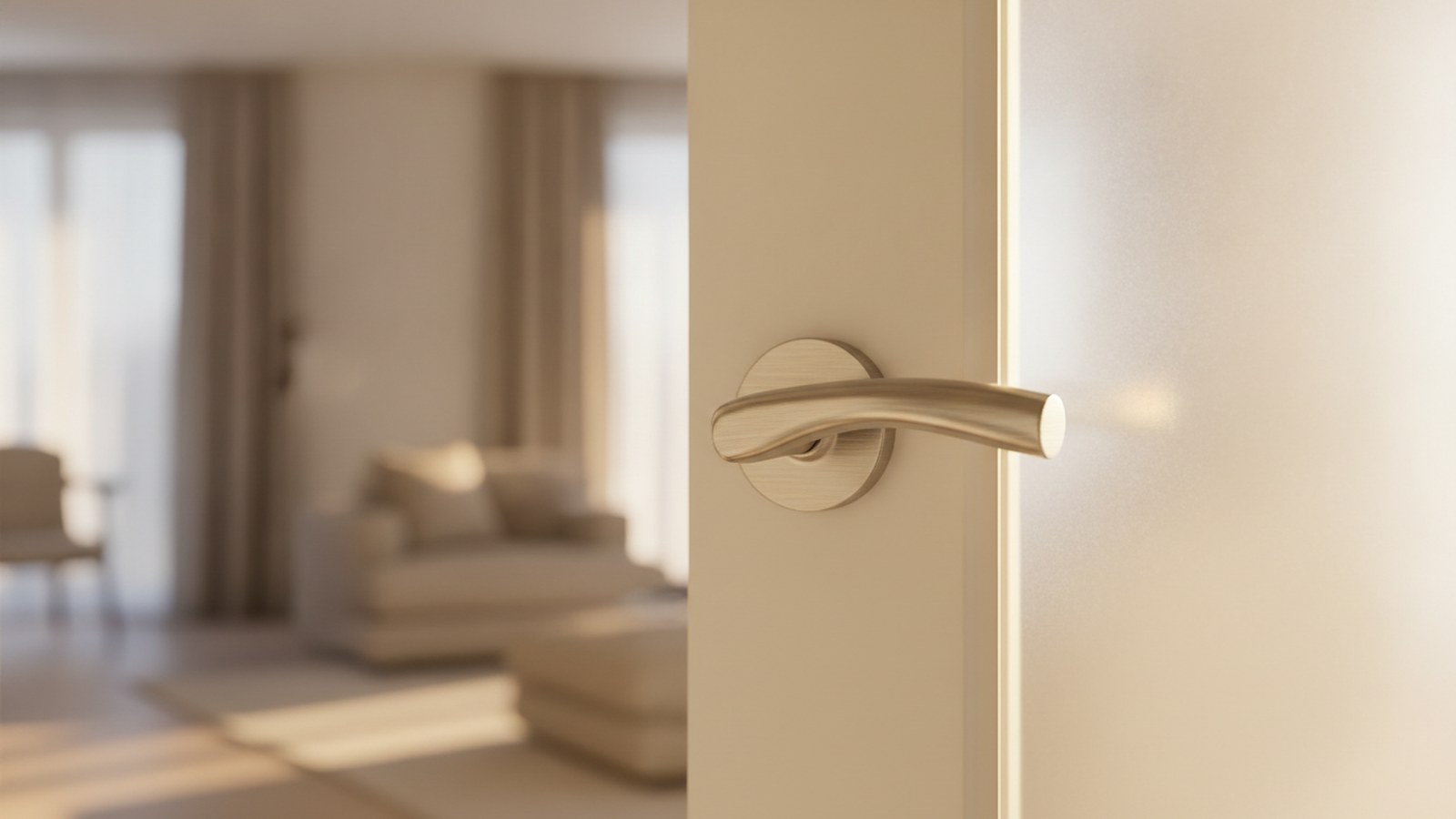 Slim lever detail