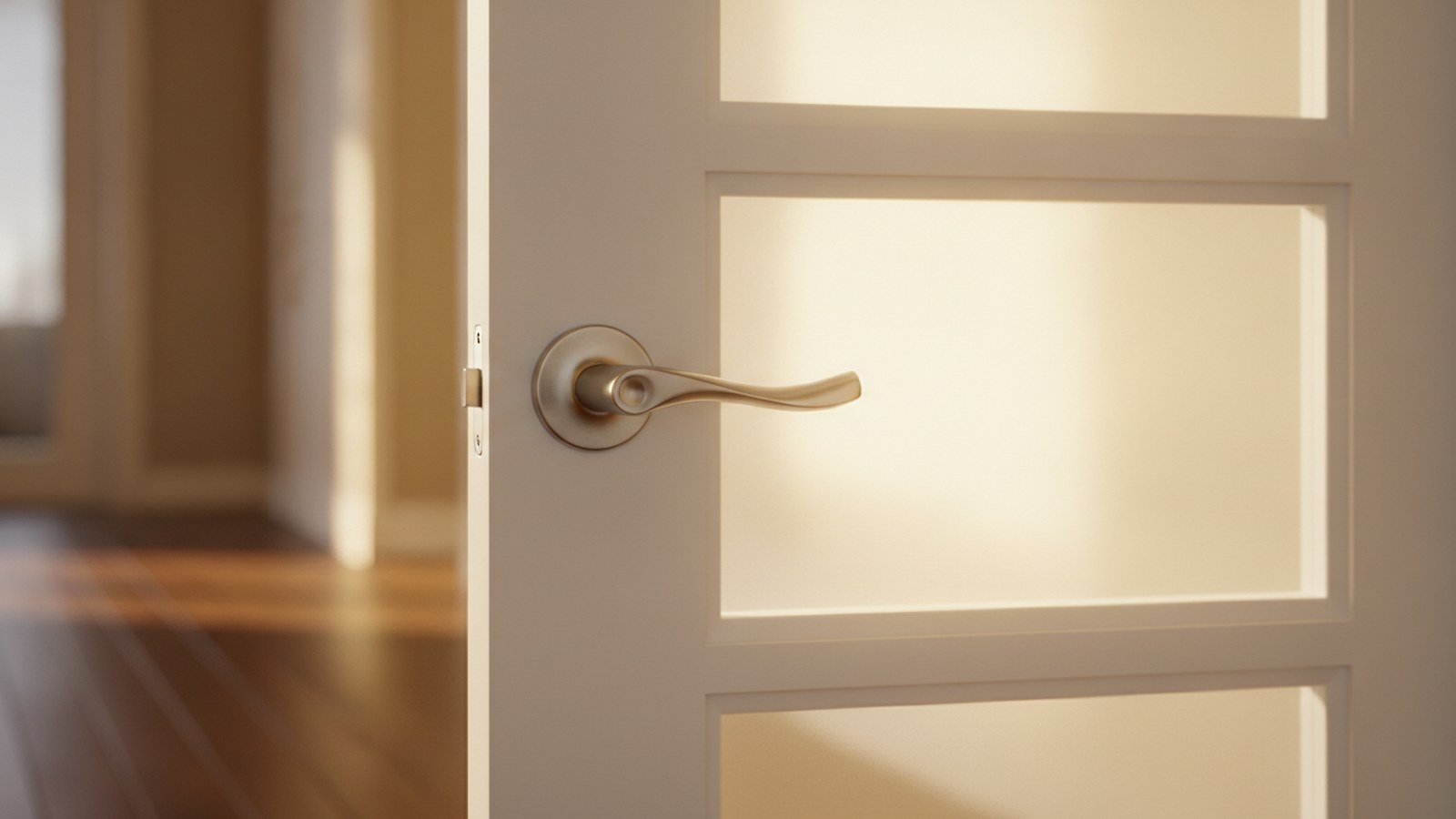 Clean lever detail