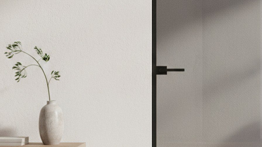 A slim black frame
