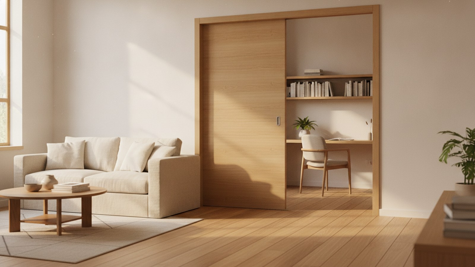 Space a swing door can't give