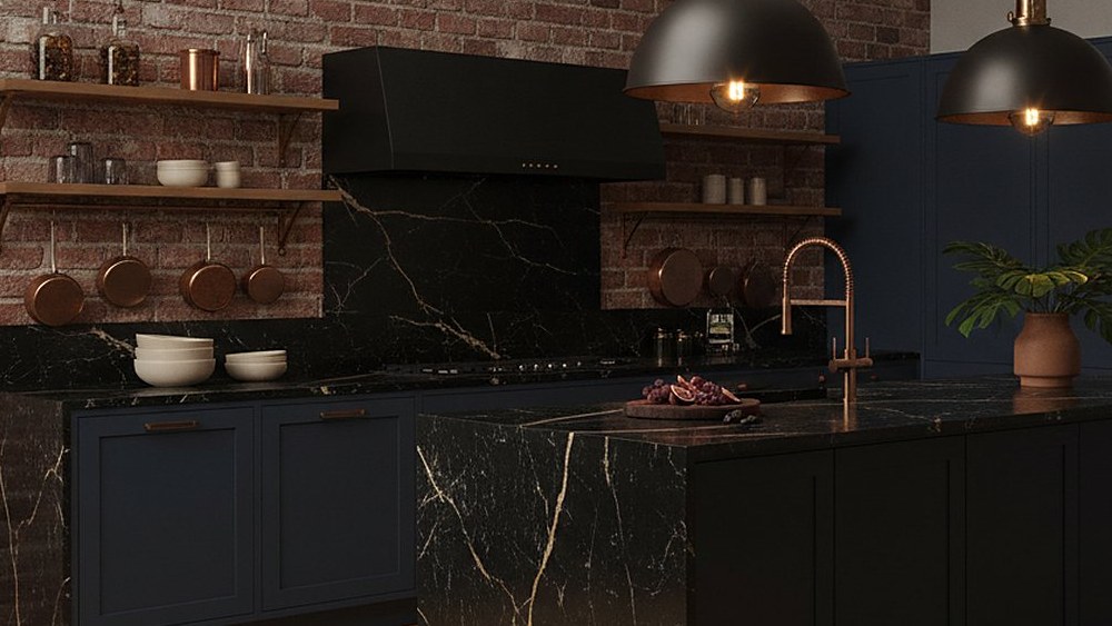 Brick and brass