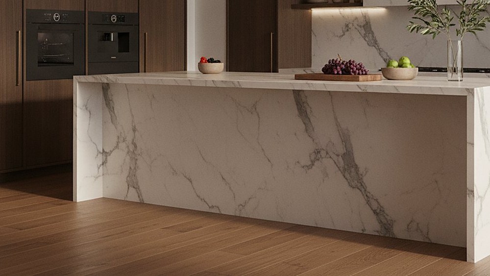 Marble waterfall