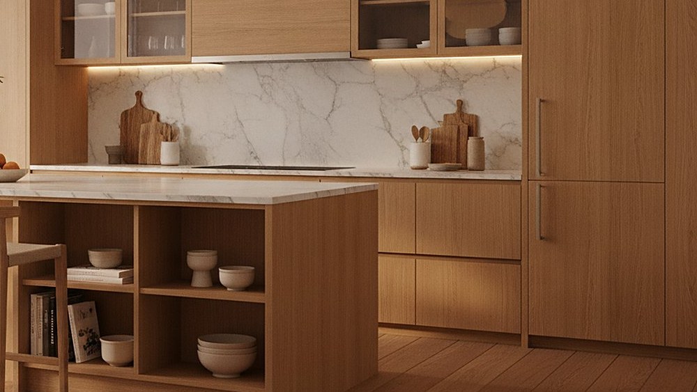 Marble and brass