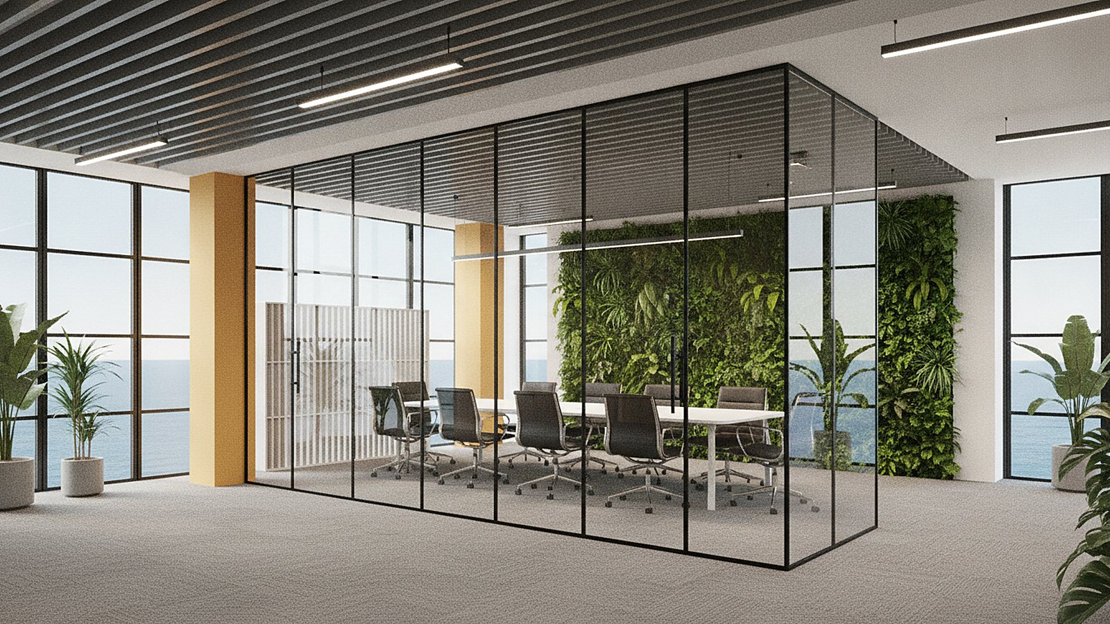 The meeting rooms