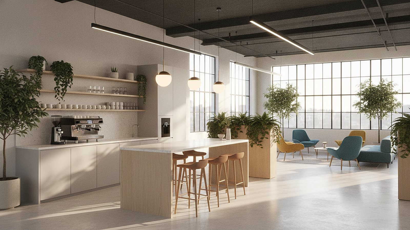 The coffee bar