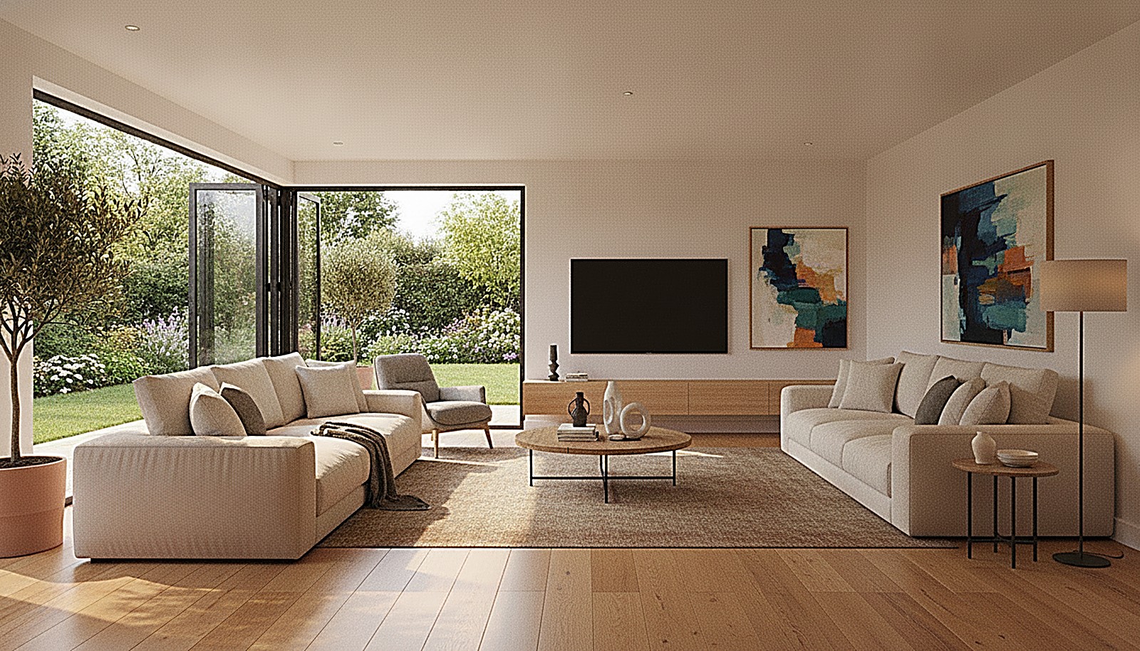 The living room