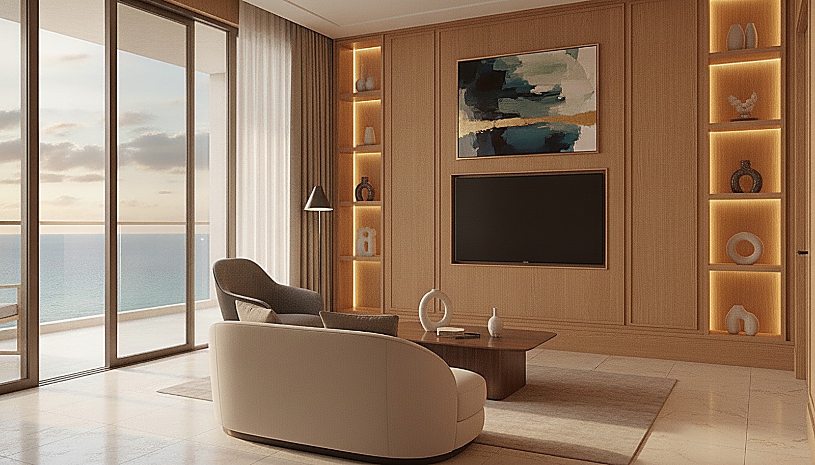 The lounge corner