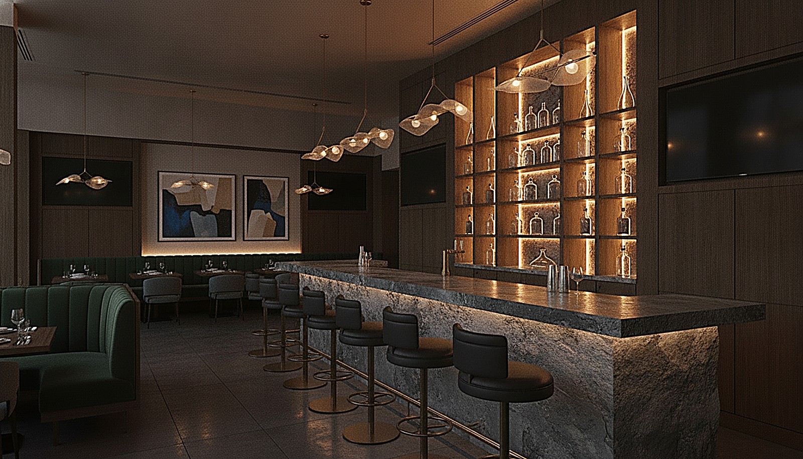 The bar