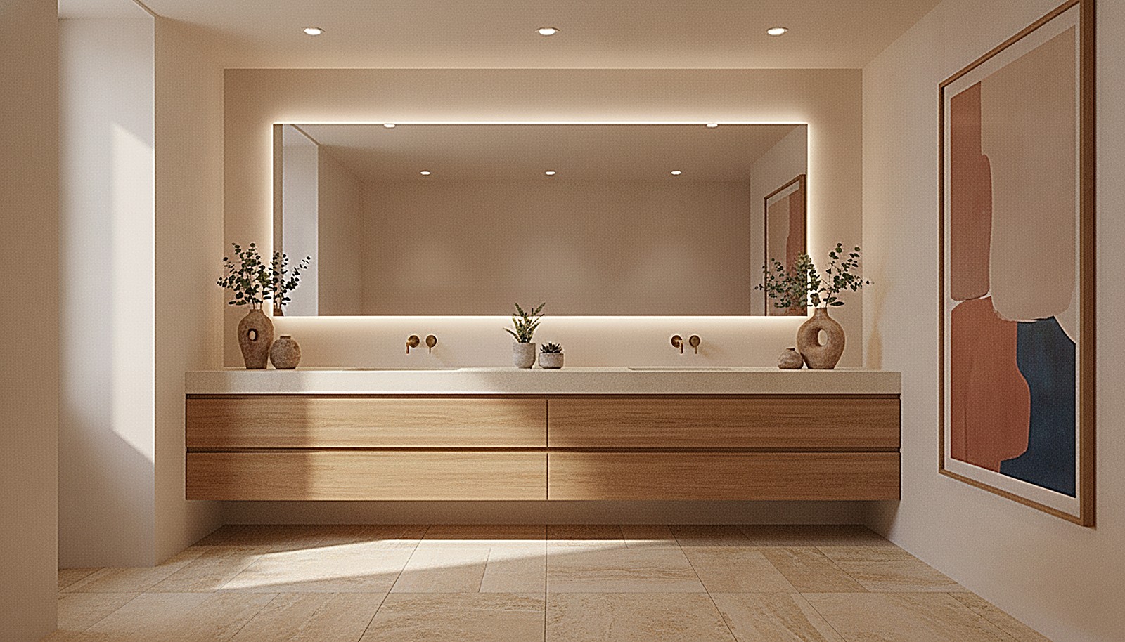 The bathroom