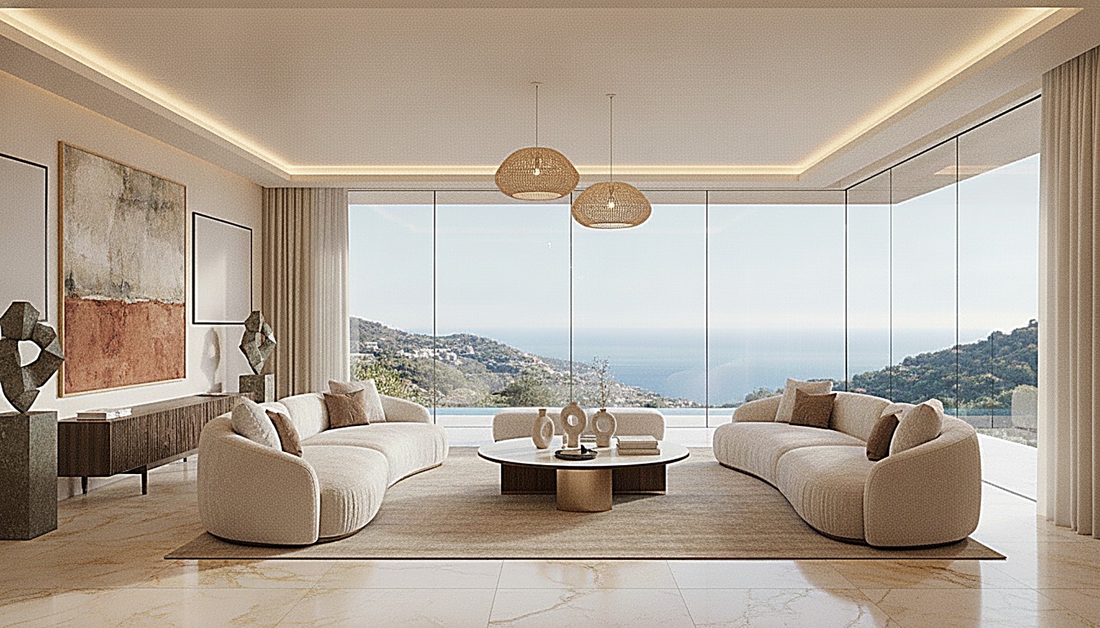 The living room