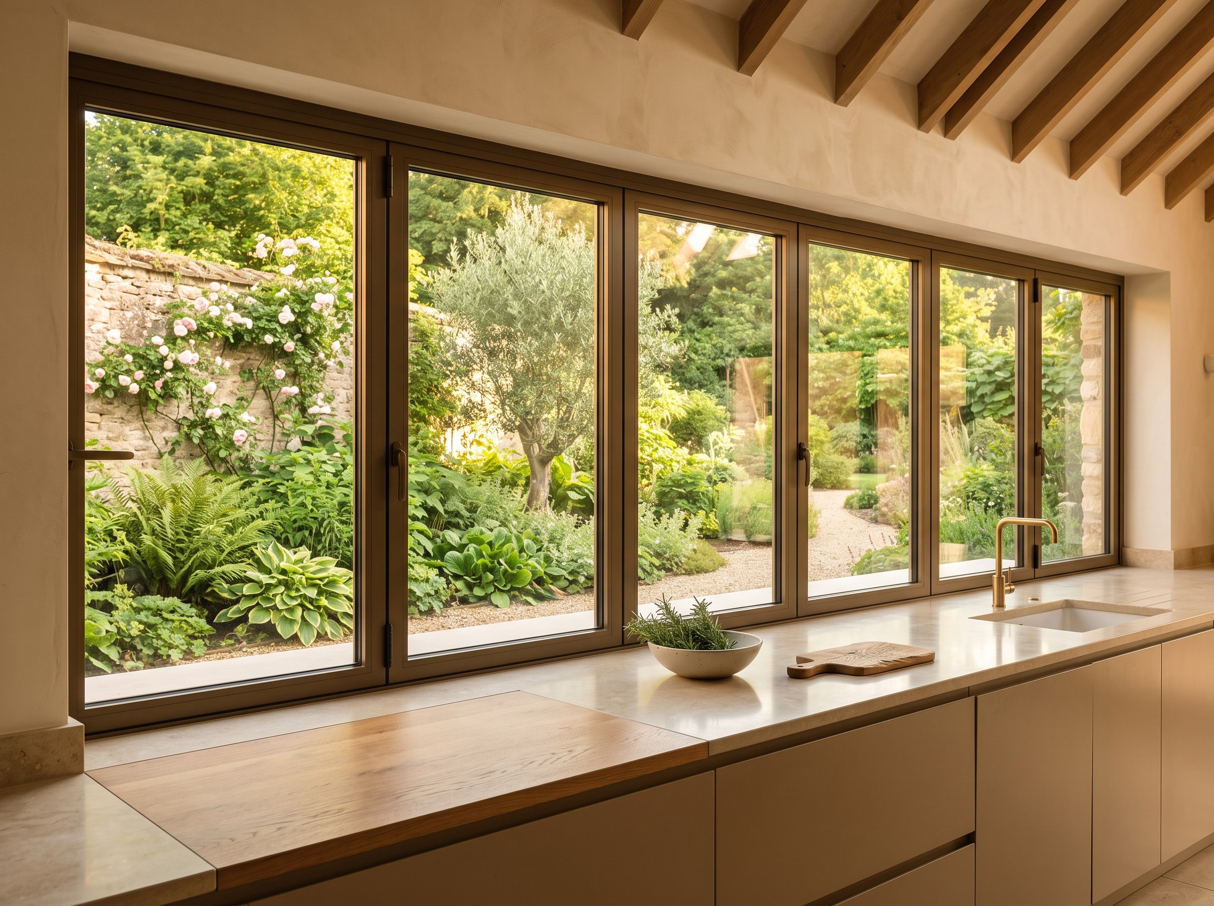 Open the counter to the outside