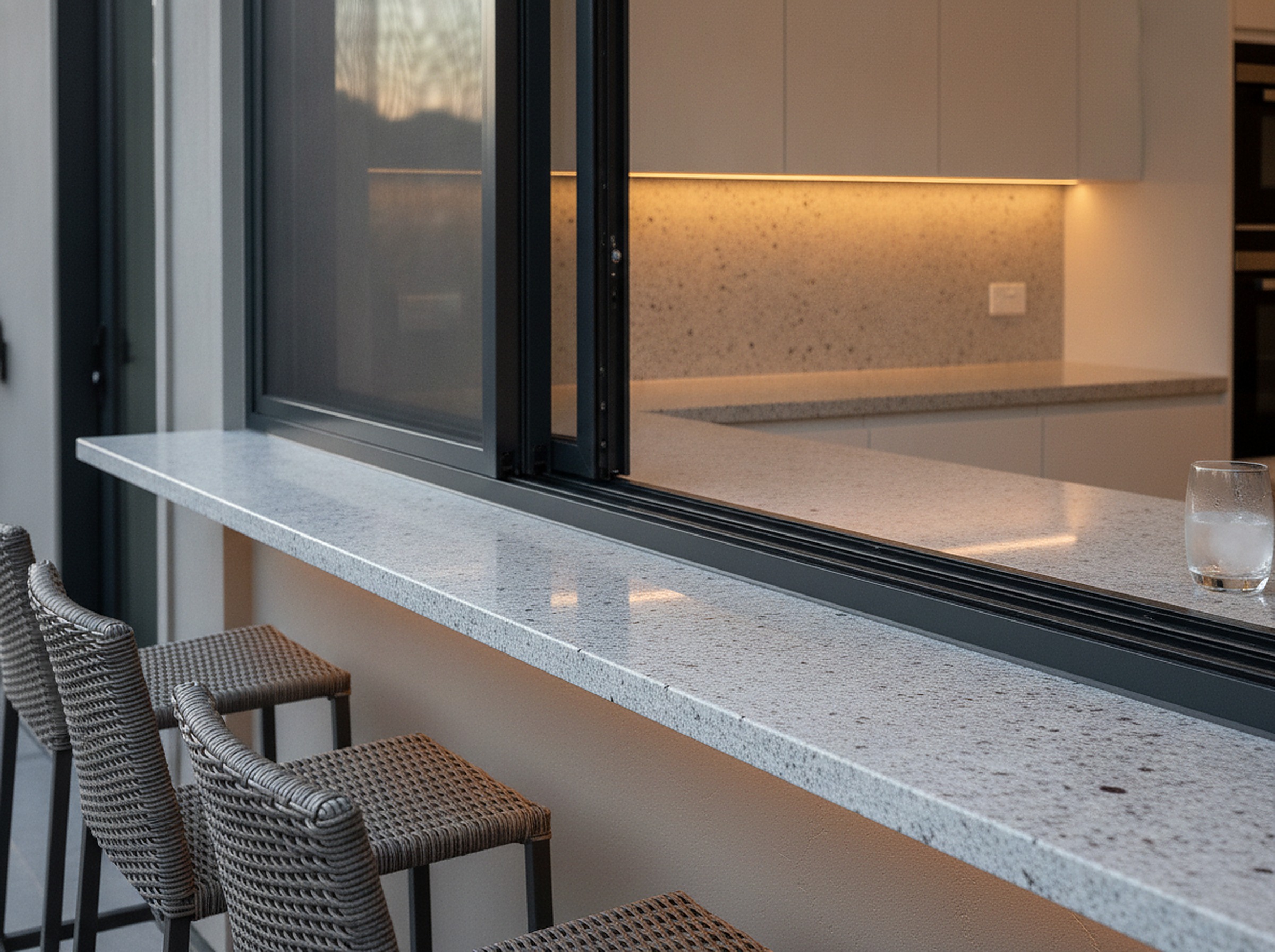Where the kitchen meets the terrace
