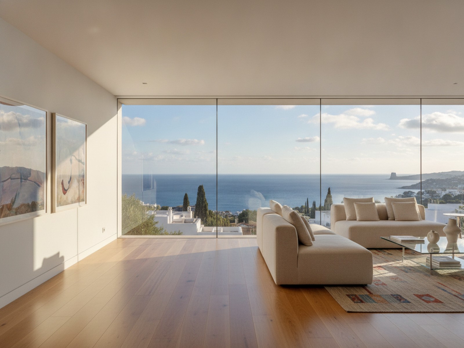 Glazing by the floor